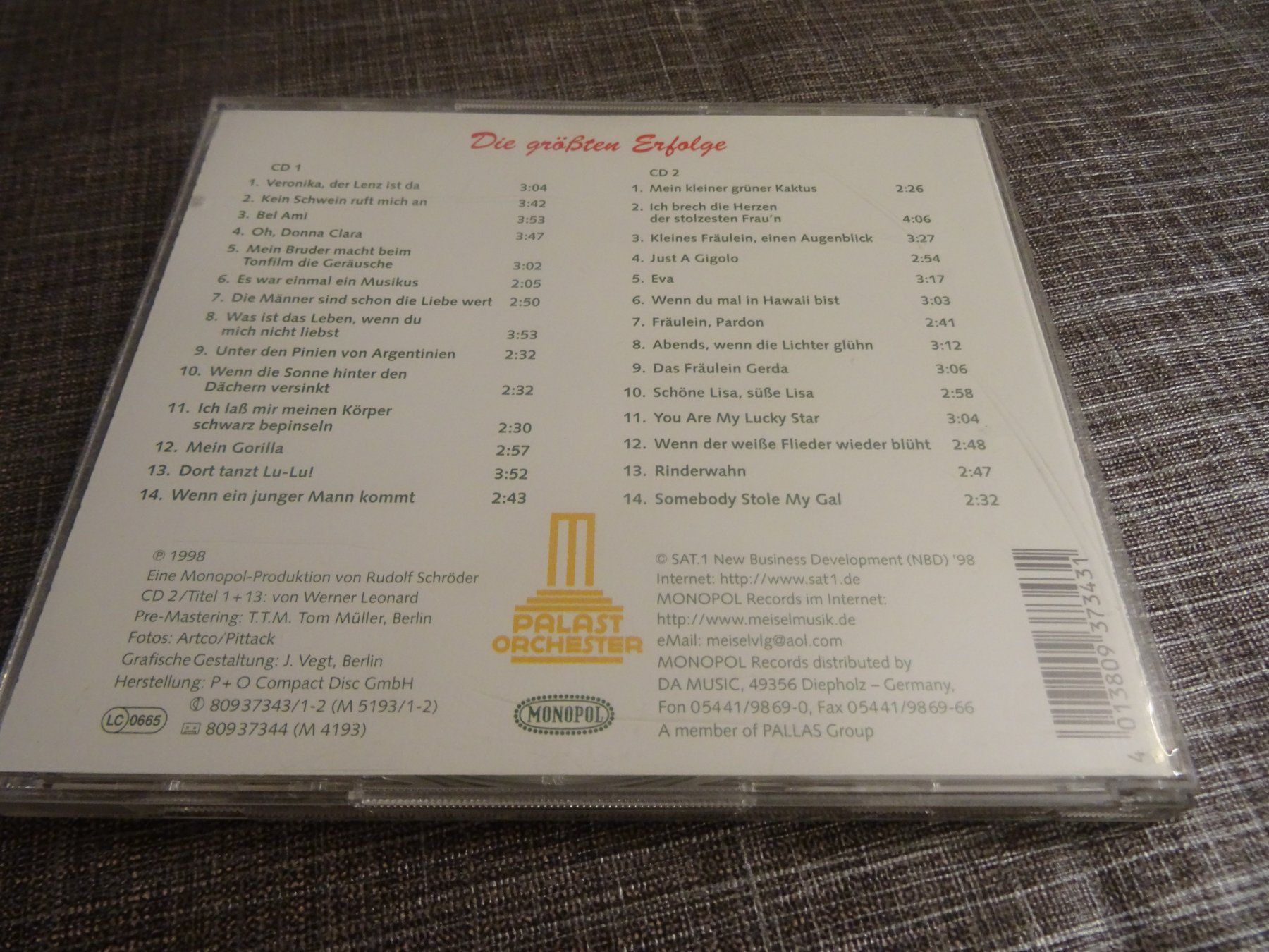 CDs: Palast Orchester – Die grössten Erfolge CD – D'occasion à Olten par Disc-Ausverkauf 1