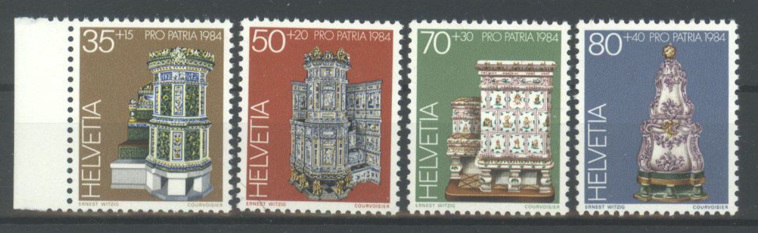 Tous les timbres: 1984, Pro Patria ** – D'occasion à Willisau par Vollstempel