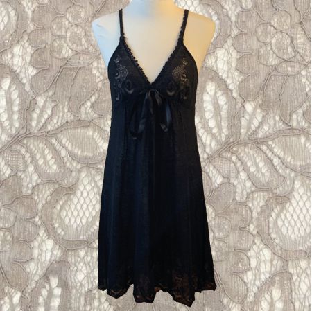 Vintage-Kleid von Liu Jo aus Leinen und Seide mit schwarzer