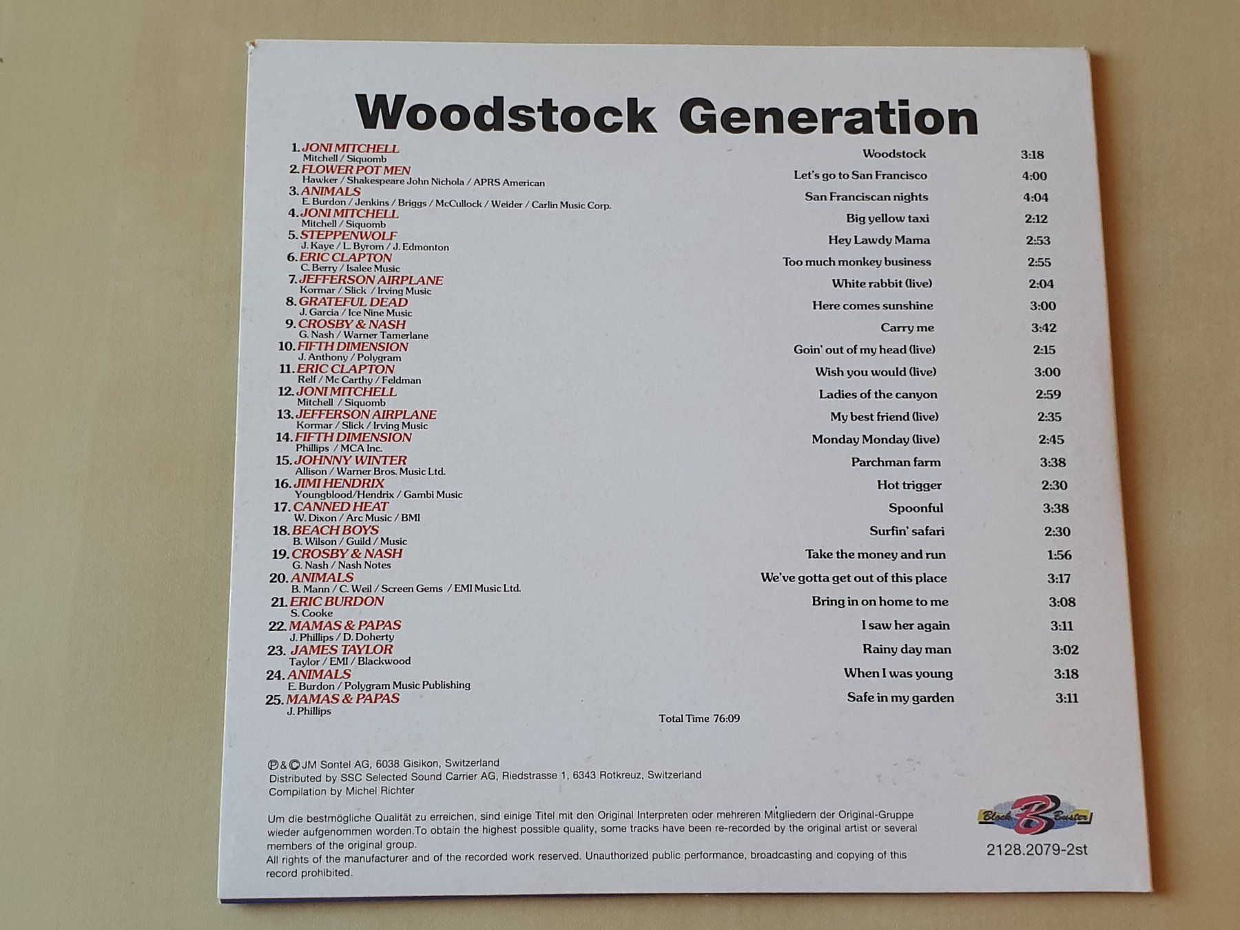 CD: Woodstock Generation – Usato da Stansstad venduto da collectorsshop 1