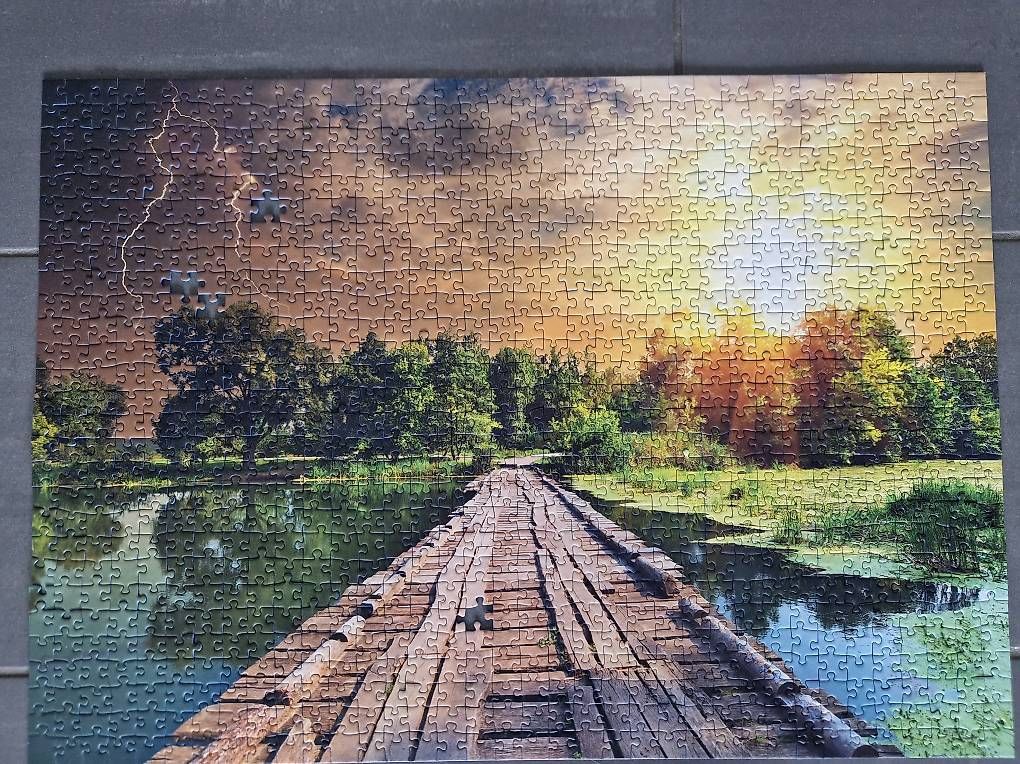 Puzzle: Ravensburger Puzzle Steg 1000 Teile – Usato da Olten venduto da reb_bnm2 1
