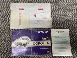 Toyota Corolla RWD Betriebsanleitung Set gebraucht