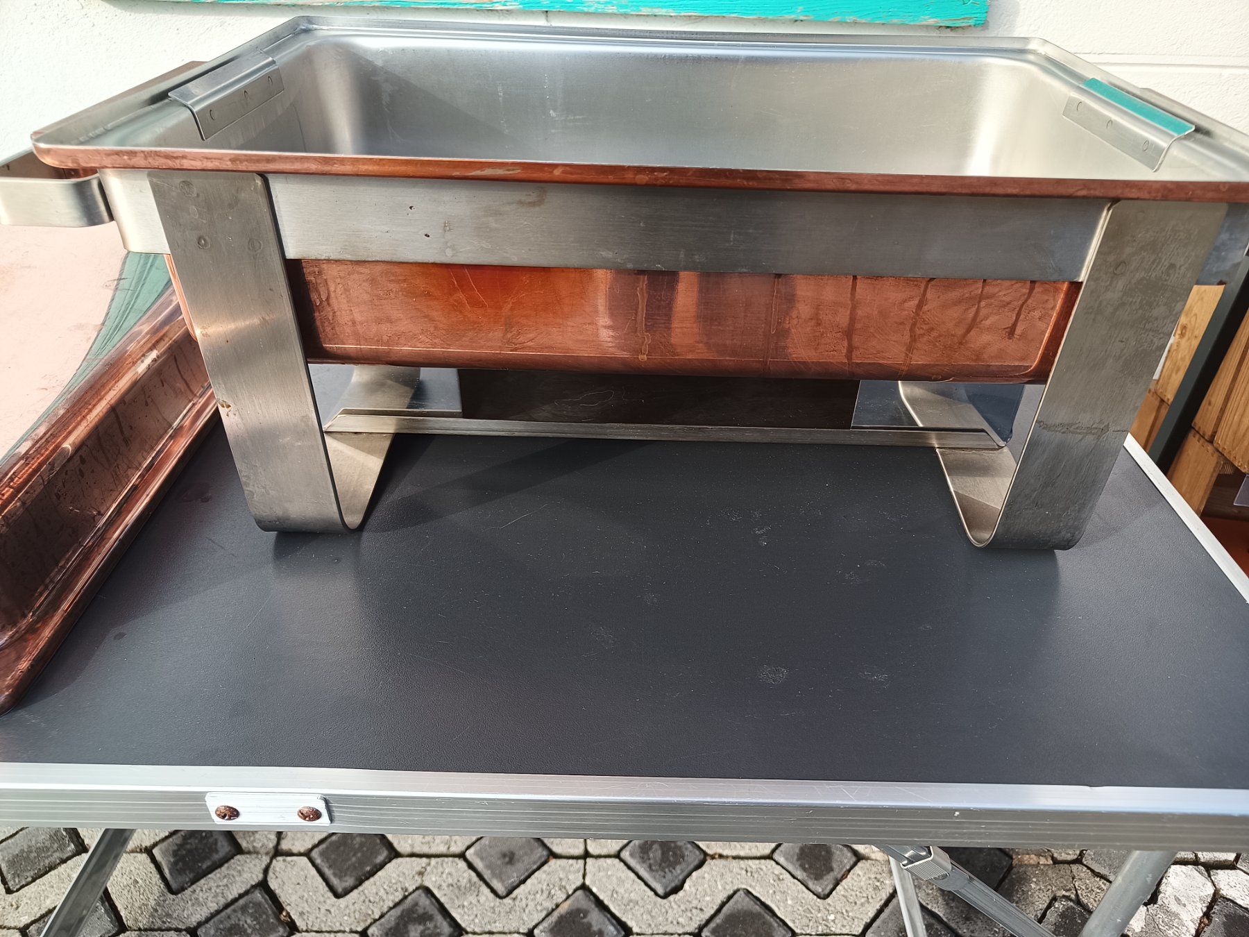 Küchengeräte: Spring Kupfer Bain Marie Warmhaltebehälter Rechaud – Gebraucht aus Oberegg von 19franzi94 5
