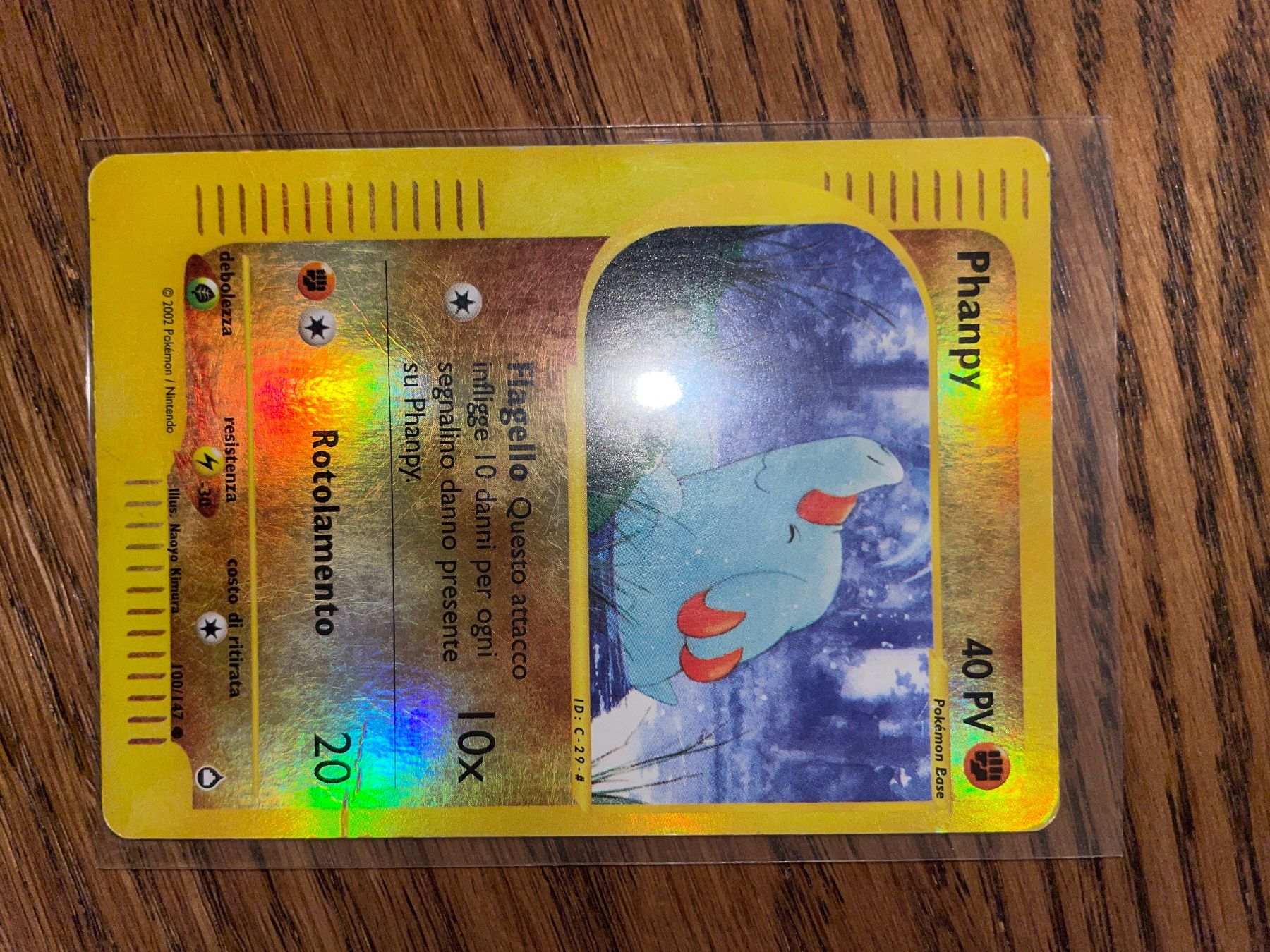 Pokémon Carte collezionabili: Wizards Aquapolls phanpy reverse 2002 – Usato da Genève venduto da Hoenn. 1
