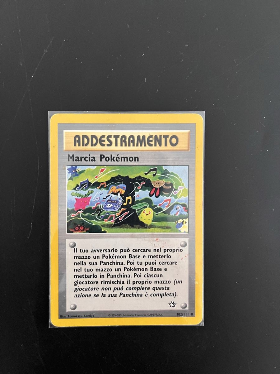 Pokémon Carte collezionabili: Marcia Pokemon Neo Genesis – Usato da Massagno venduto da Pkmn93