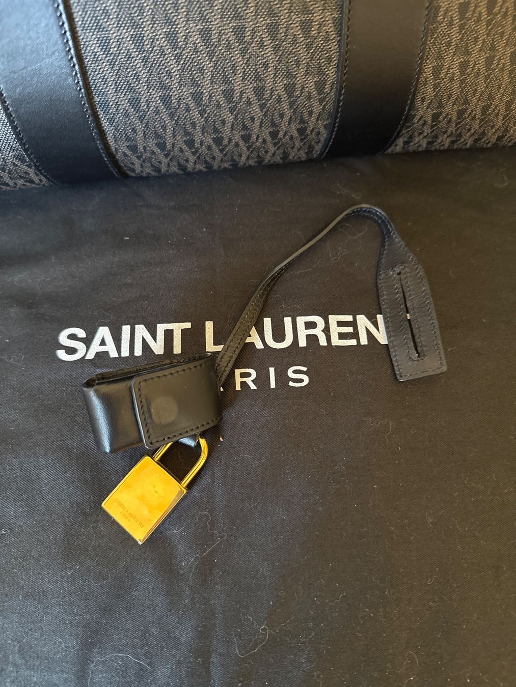 Saint Laurent Valigie & Borse: Saint Laurent Portes-Documents Monogram Brown Sac – Usato da Lausanne venduto da sjc_8xtb 4