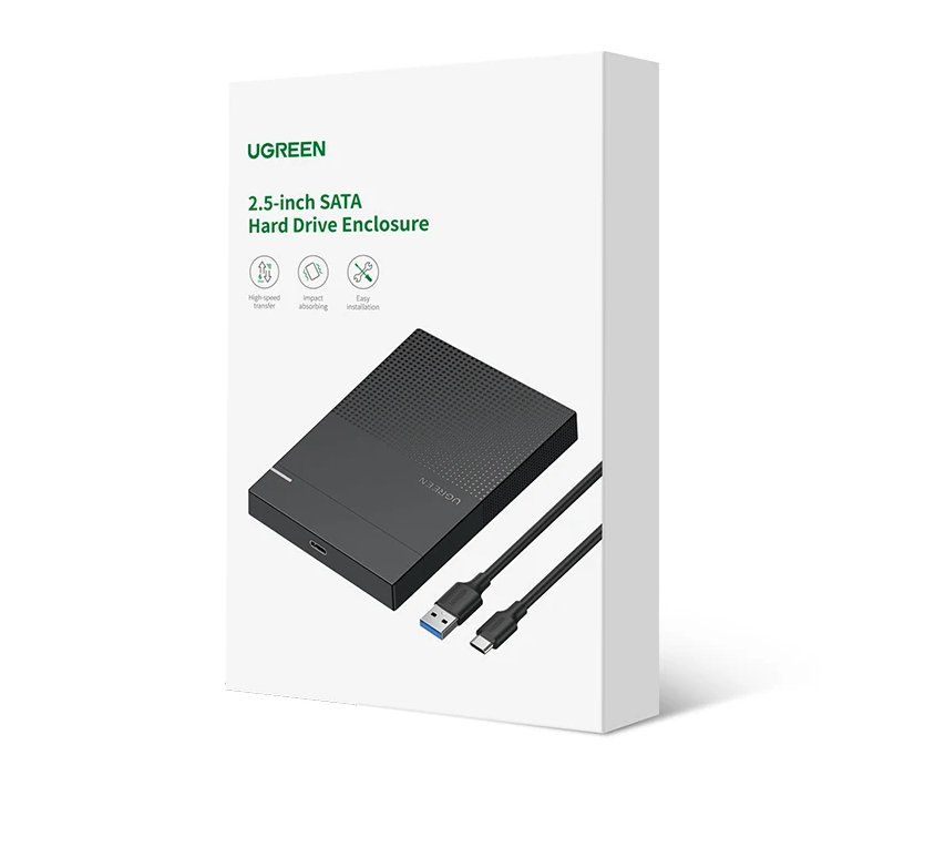 Dischi rigidi: Externes Festplattengehäuse UGREEN USB 3.0 USB-C, 2.5" – Nuovo e nell'imballaggio originale da Romanshorn venduto da pfimex 8