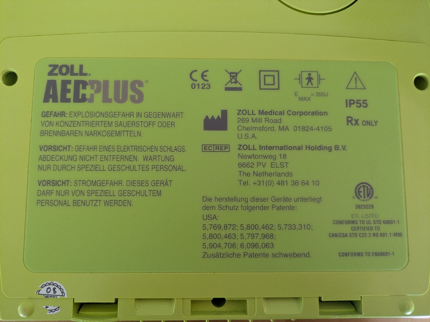 Attrezzature mediche: Zoll AED Plus DEFEKT! – Difettoso da Brugg AG venduto da Pasci06 3