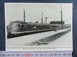 BAHN AK DB "RHEINBLITZ VT 08 DORTMUND-WÜRZBURG STUTTGART1956