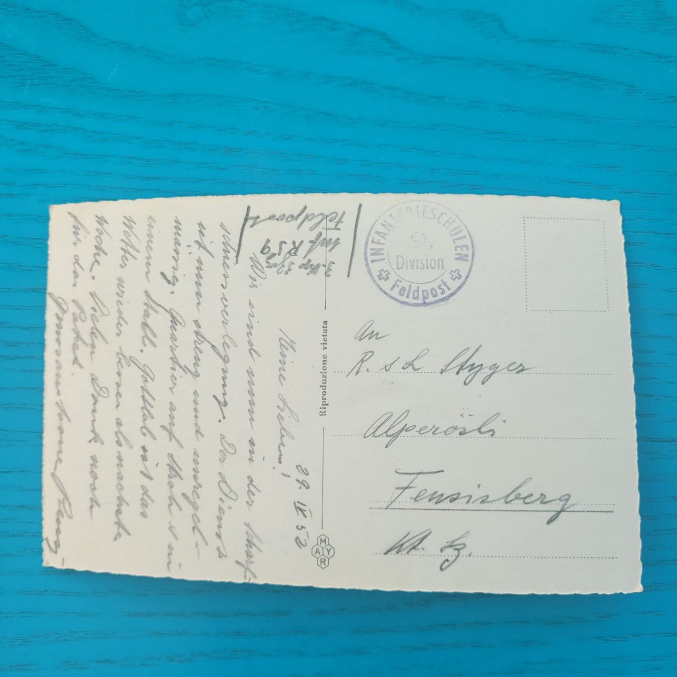 Ansichtskarten: Isone 1952 – Gebraucht aus SCHÜBELBACH von CoKaHa 1