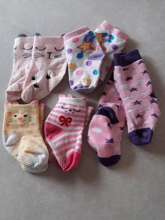 Yunguui Stoppersocken Kinder 12 Paar - Baumwolle Antirutschsocken Für Babys & Kleinkinder