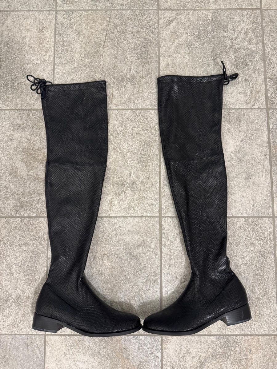 Chaussures femmes: Schwarze Overknee-Stiefel Gr 39 – Neuf (Voir description) à Siebnen par Delicia123