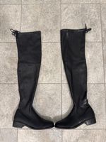 Schwarze Overknee-Stiefel Gr 39
