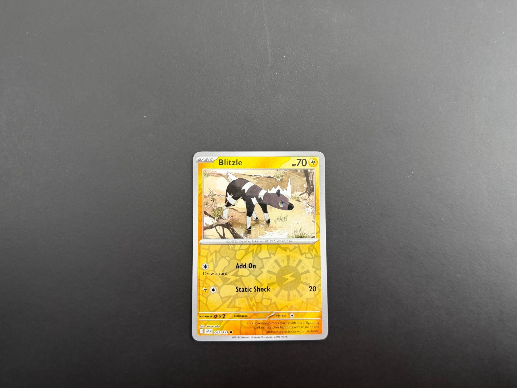 Pokémon Cartes à collectionner: Blitzle 062/191 – D'occasion à Zürich par mountainwizard00