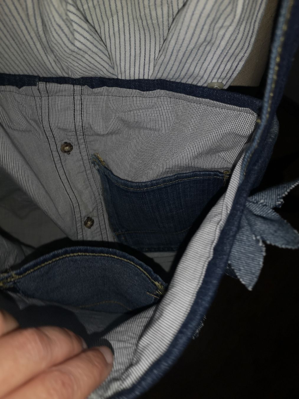 Sacs femmes: Fait main : sac fleuri en jean, doublé – Neuf (Voir description) à Fresens par nat_n8xd 6