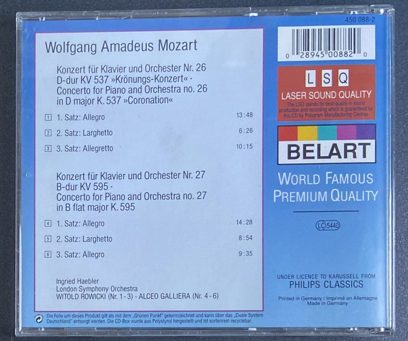 CDs: Klassik CD Paket  "Mozart" div. Titel – D'occasion à Böckten par Hansi36 5