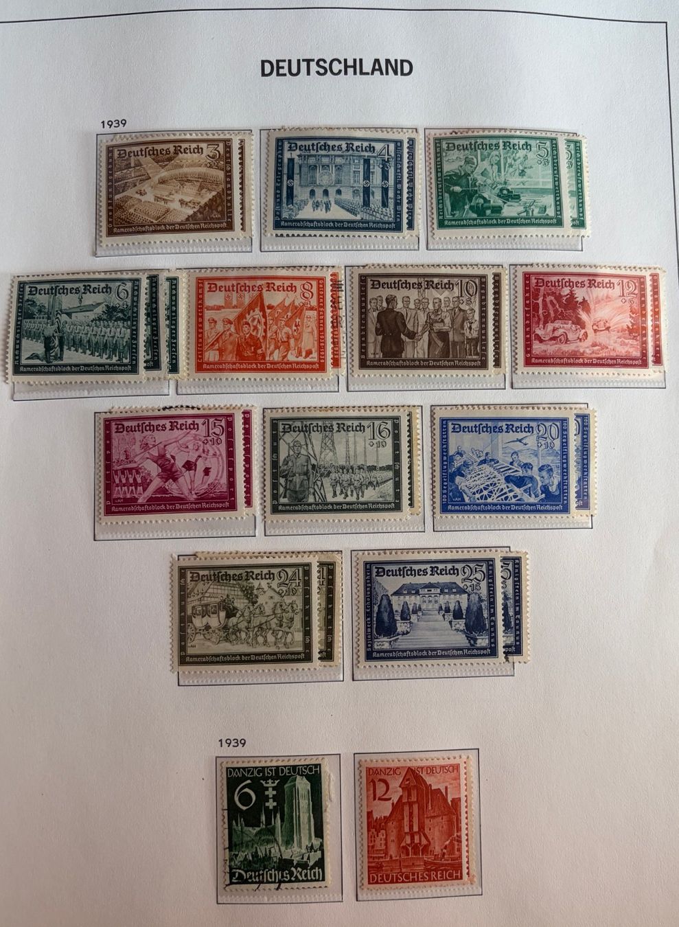 Alle Briefmarken: Briefmarken Deutsches Reich – Gebraucht aus Dotzigen von ser_8hp9
