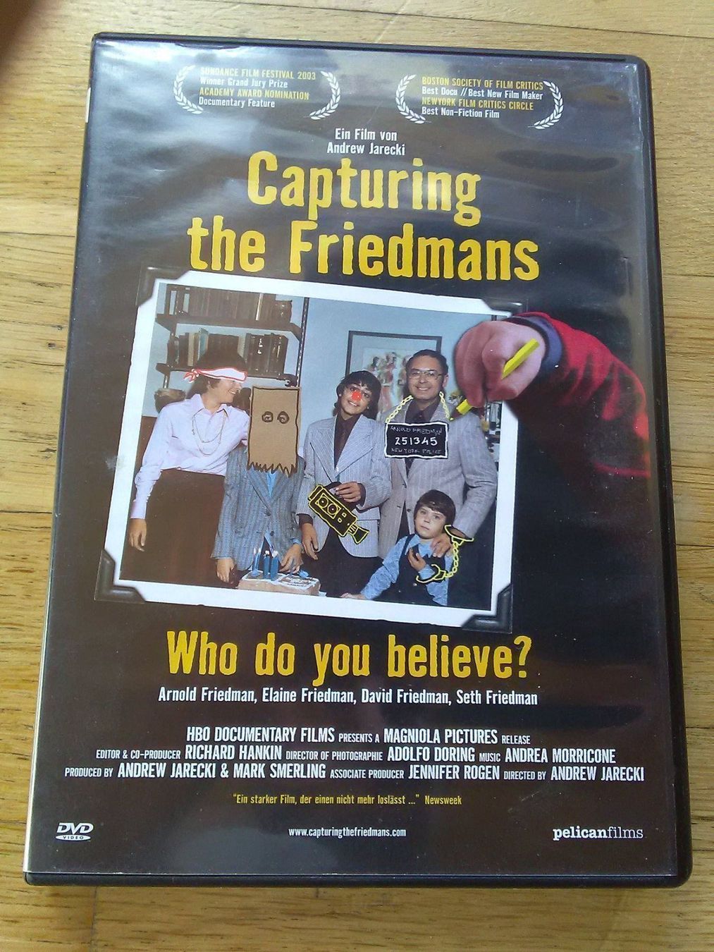 Tutti i DVDs: Capturing the Friedmann (HBO-Documentary – Usato da St.Galllen venduto da elkaphone