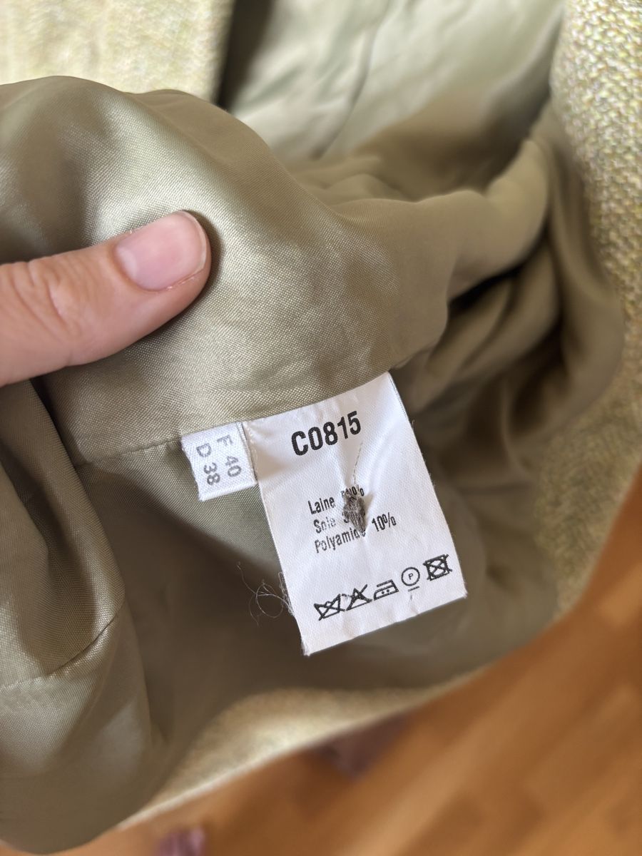 Giacche: Blazer vert soie mélangée S/M – Usato da St-Saphorin-Lavaux venduto da selb94 3