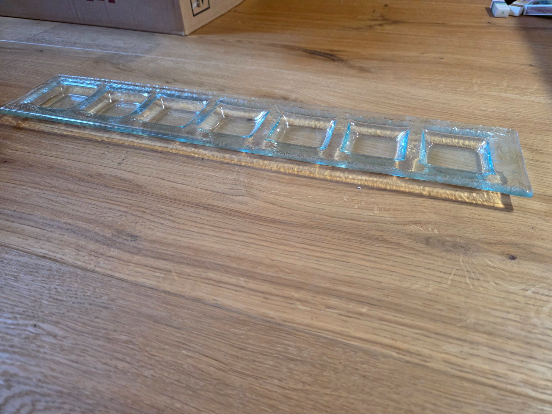 Plateaux: Glas Servierteller Platte Teller Kerzen Schale – D'occasion à Walterswil BE par Lonitti