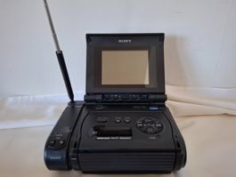 Vintage Sony GV-S50 Video 8  NTSC Walkman + Radio TGV-3
