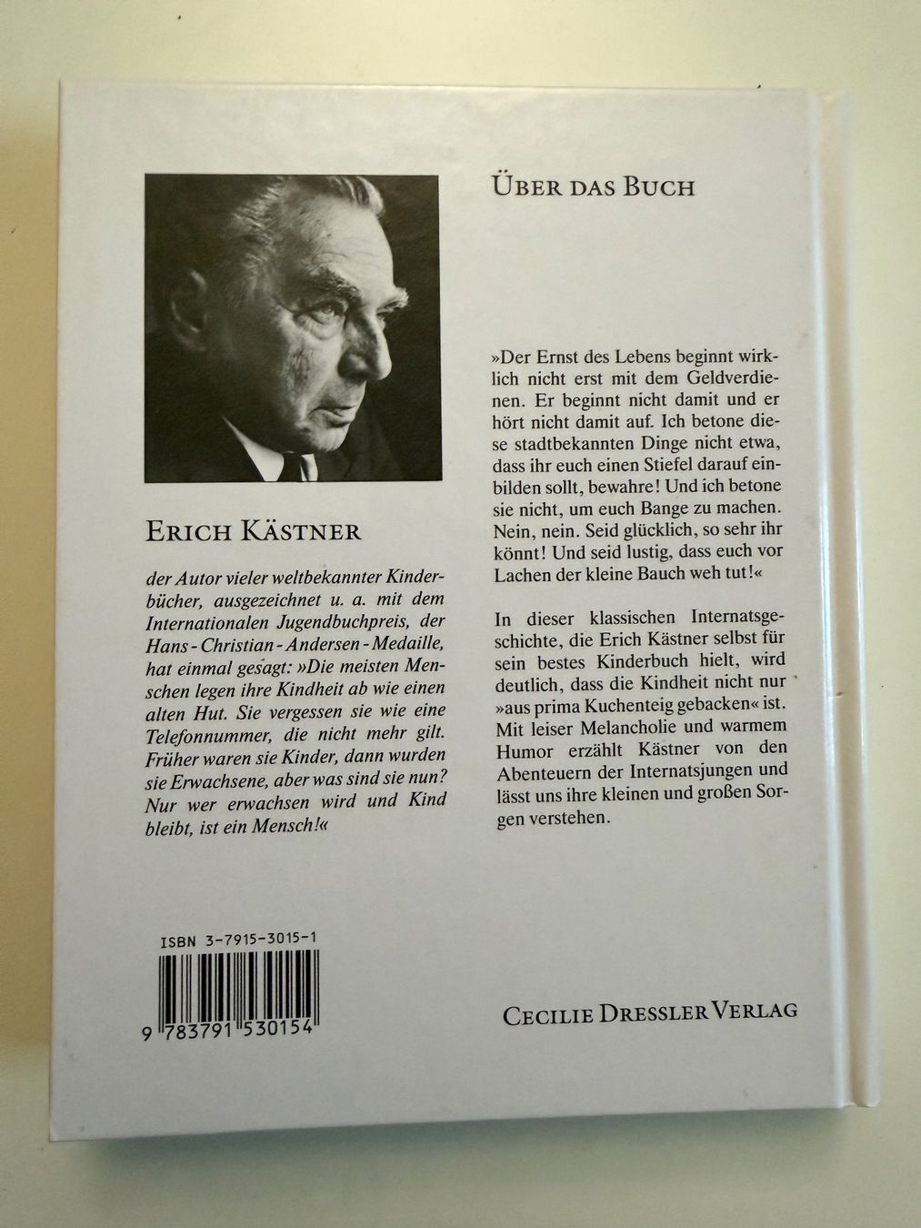 Bücher: Klassiker - Das fliegende Klassenzimmer - ERICH KÄSTNER – Gebraucht aus Münsingen von Ganjam 2