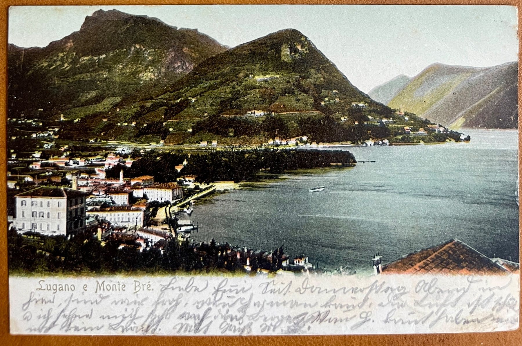 Cartoline postali: Lugano & Monte Brè 1903 – Usato da Lutry venduto da Ediego