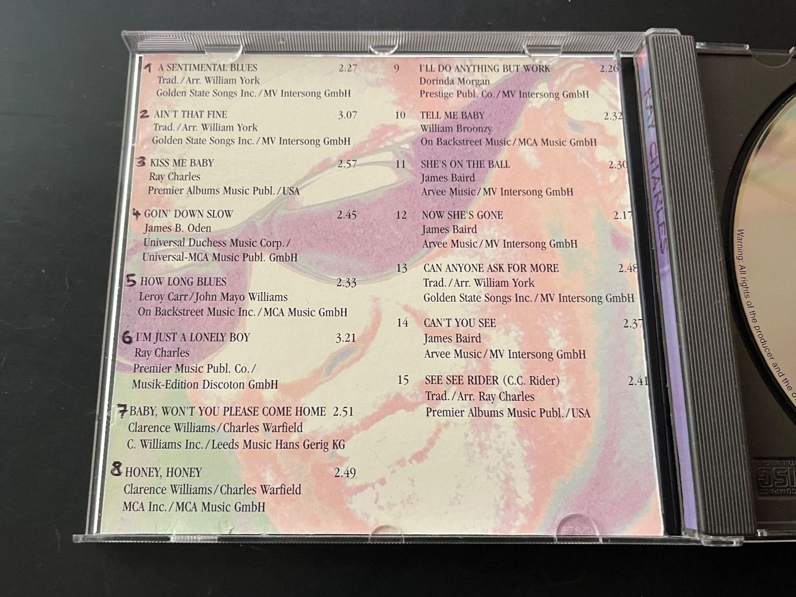 CD: CD "Nothing but the Blues", Ray Charles – Usato da Grosswangen venduto da Vita500 3