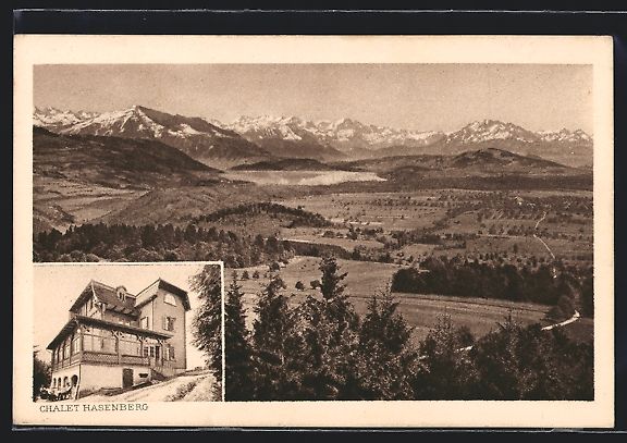 Cartoline postali: Widen, Pension Chalet Hasenberg A. Suter – Usato da Berlin venduto da bartko-reher