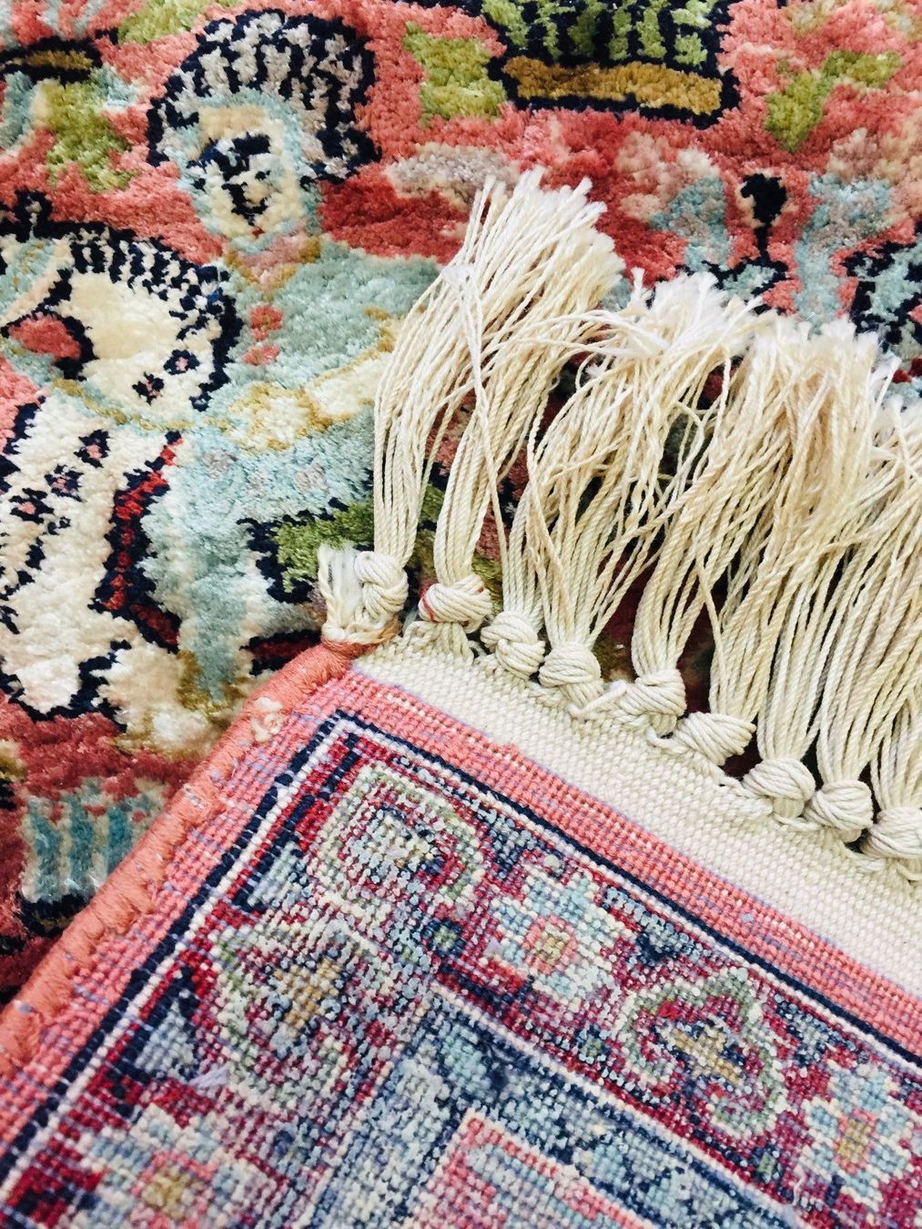 Tapis: Vintage Persischer Teppich 100% Seiden – D'occasion à Schaffhausen par vintageville 8