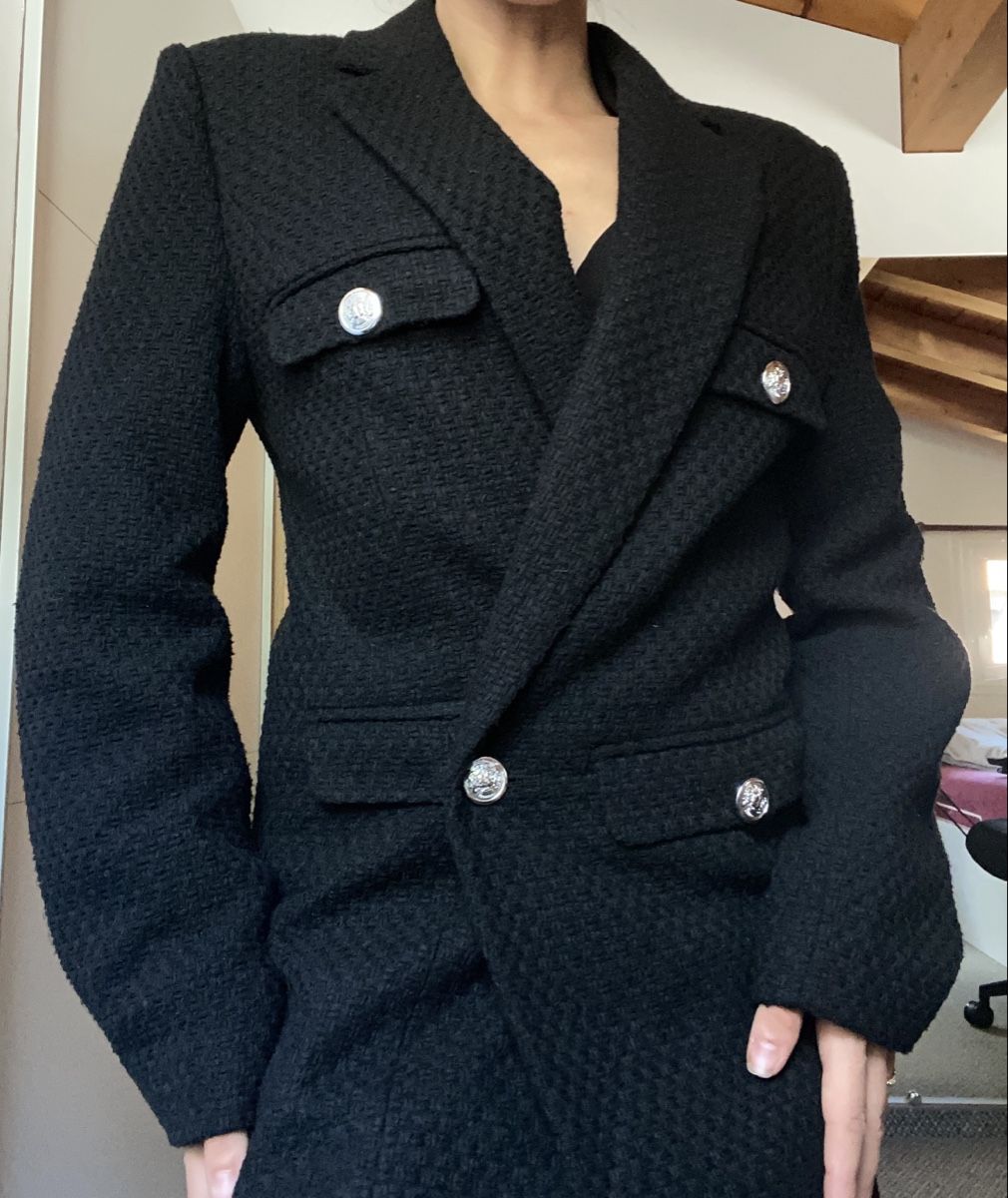 Completi & Tailleur: Tweeted Blazer Schwarz, Brand New – Nuovo (secondo la descrizione) da Göschenen venduto da Anoli34 4