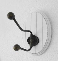 3 x Wandgarderoben, Shabby Chic Look, Vintage je 2 Haken