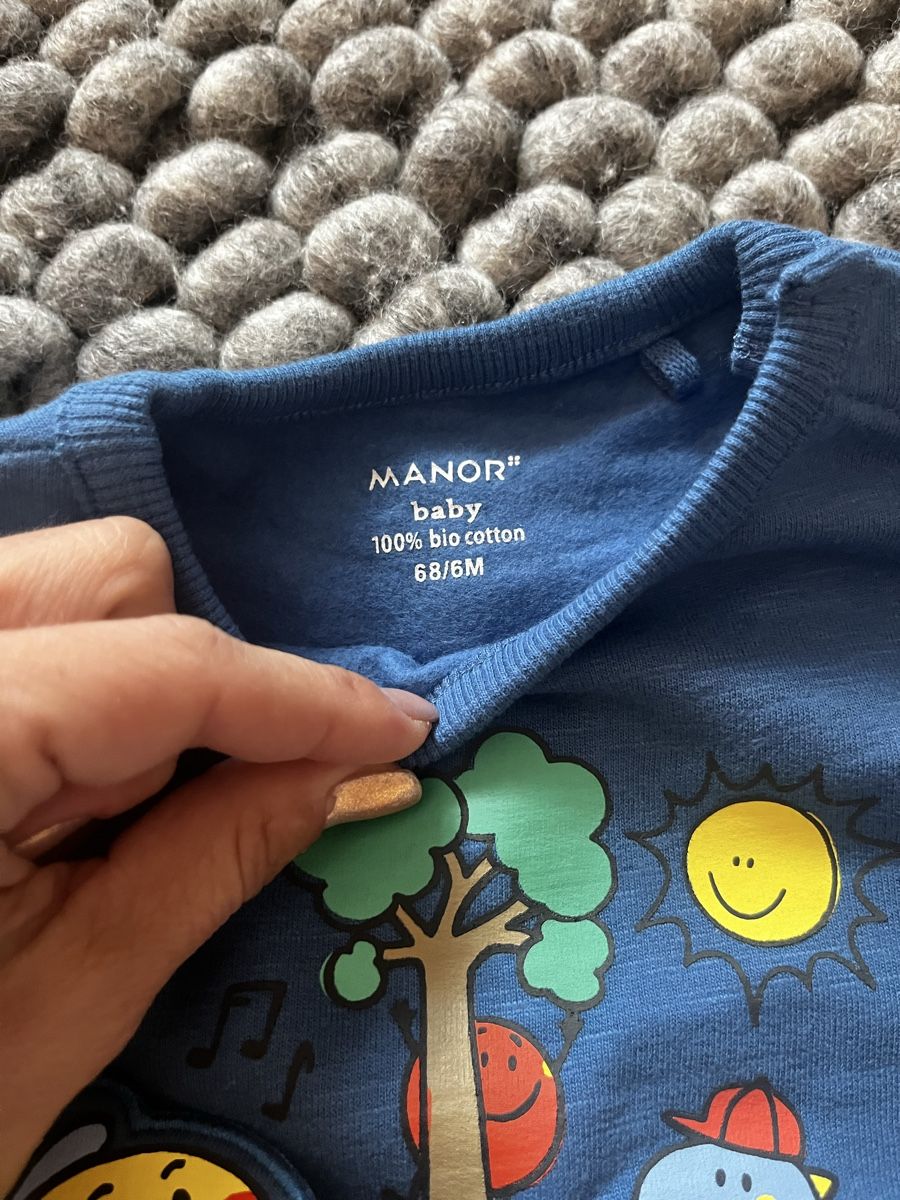 Maglioni & Felpe: Baby Pullover in blau Gr. 68 mit Entdeckermotiv – Nuovo (secondo la descrizione) da Horgen venduto da adrigas 2