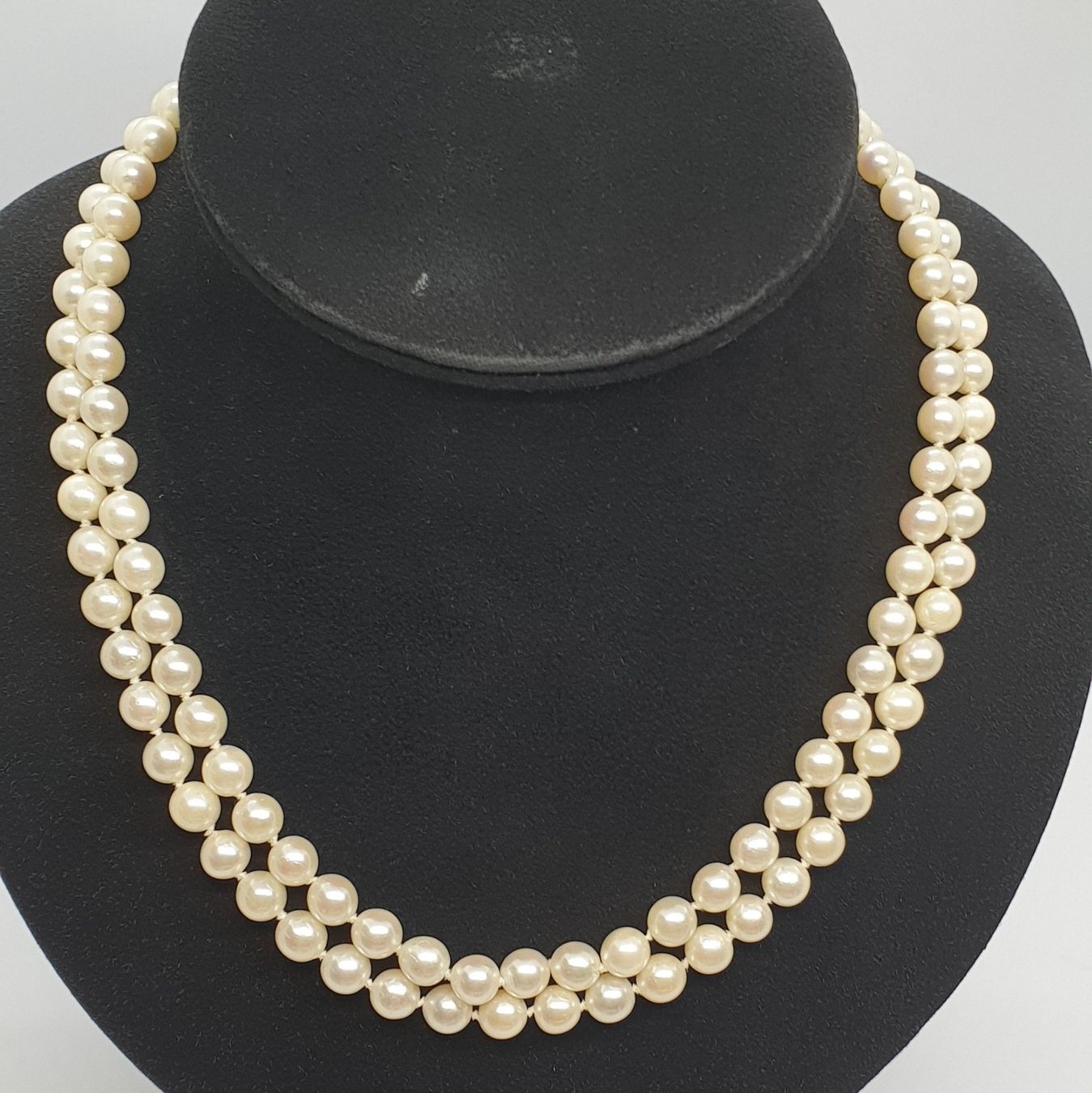Catenine: Echt 18K Gold Kette - Süsswasserperlen – Usato da Luzern venduto da Luzern-Goldhaus 1