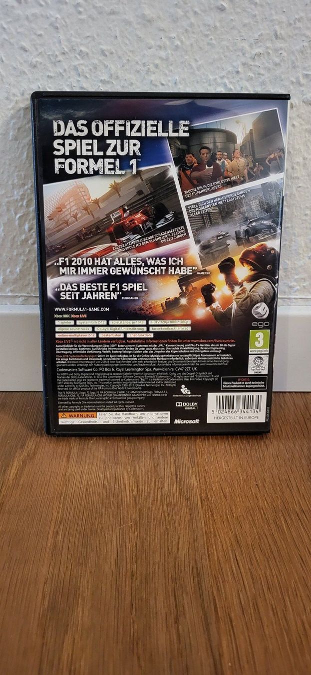 Microsoft Giochi: Xbox 360 - F1 2010 – Usato da Münsingen venduto da DigitaleSpielecke 1