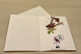 WWF Grusskarte mit Adler, Pudapest 1983