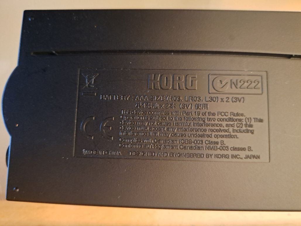 Korg Misurare: Stimmgerät Korg CA-30 Solo Tuner – Usato da Rothenburg venduto da Fbuesche1 1