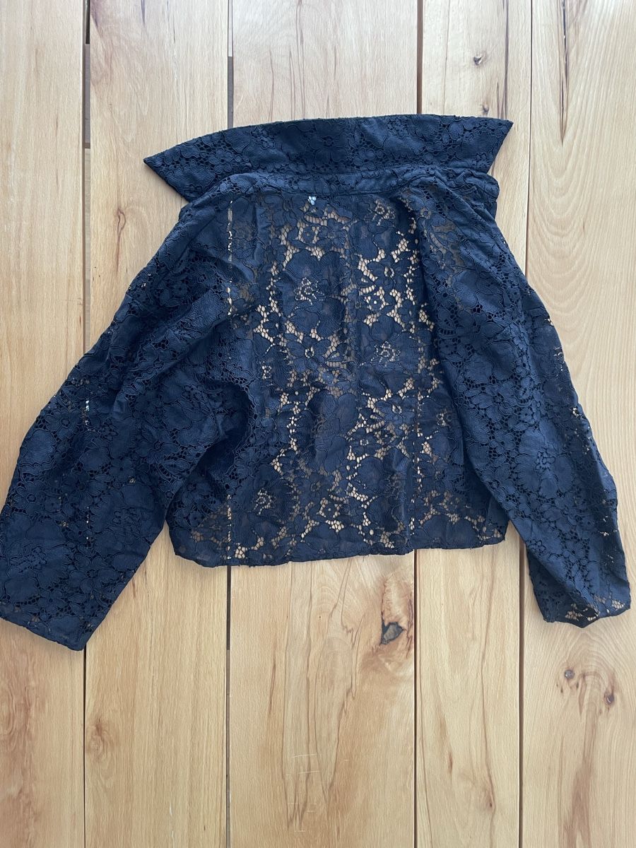 Blusen: Zara Bluse Spitze schwarz – Neu (gemäss Beschreibung) aus Oberarth von abi127 2