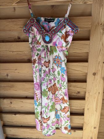 Amor & Psyche Seidenkleid, Gr. M