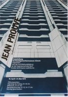 JEAN PROUVE ARCHITEKT EXPO ZURICH 1978 Original Plakat