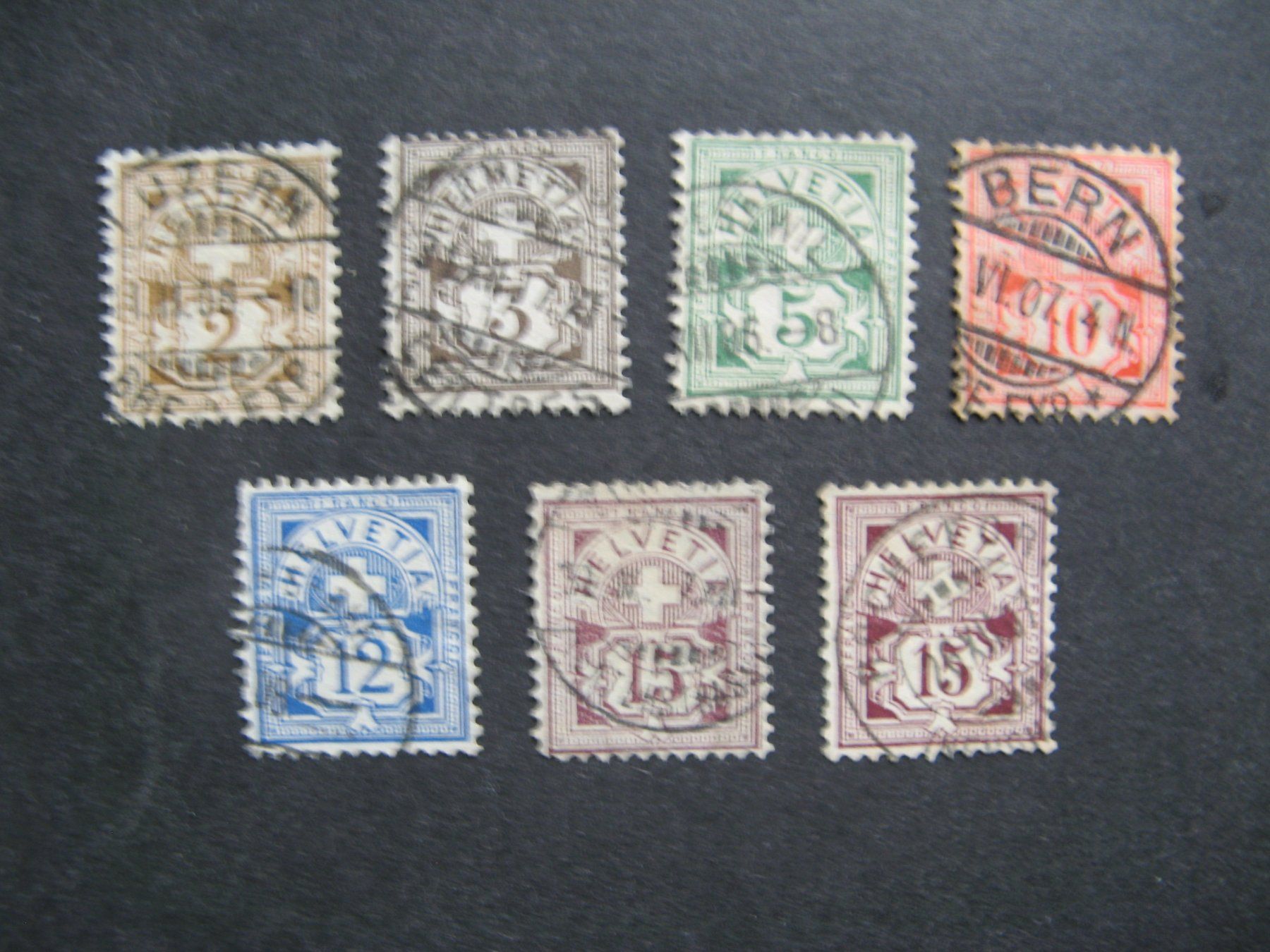 Tutti i francobolli: Ziffermuster 1906 gestempelt – Usato da Frauenfeld venduto da Interessent1