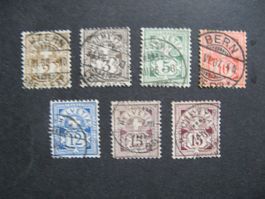 Ziffermuster 1906 gestempelt