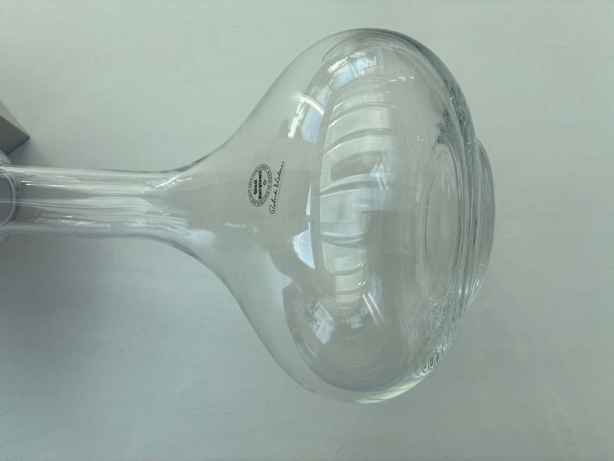 Glasi Hergiswil Bicchieri: Glasi Hergiswil Dekantierflasche – Nuovo e nell'imballaggio originale da Luzern venduto da Flip_ 2