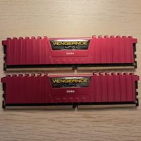 VENGEANCE LPX 16GB (2x8GB) DDR4 DRAM 2400 MHz C14 – Rot