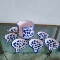 Vintage-Keramik-Set mit Saucenbehältern