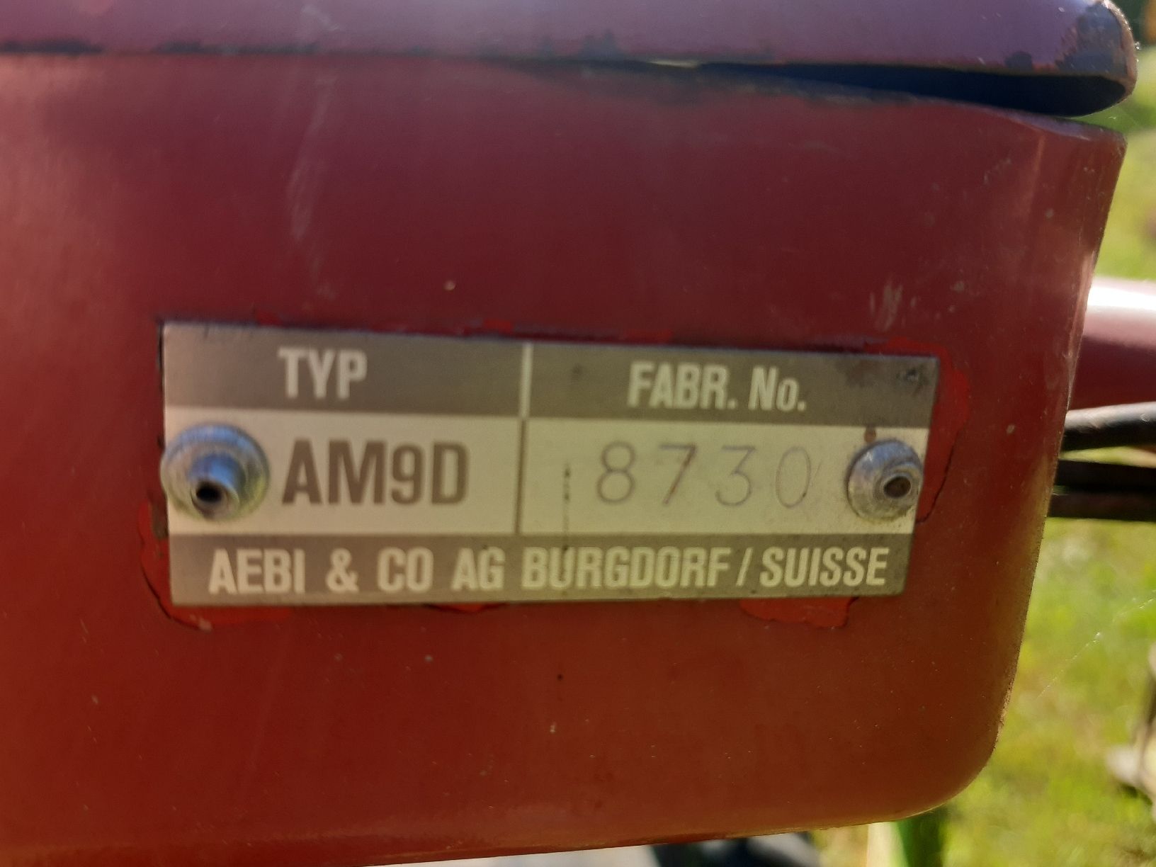 Aebi Alle Maschinen: Aebi AM 9 D – Gebraucht aus Ramersberg von Subski300 3