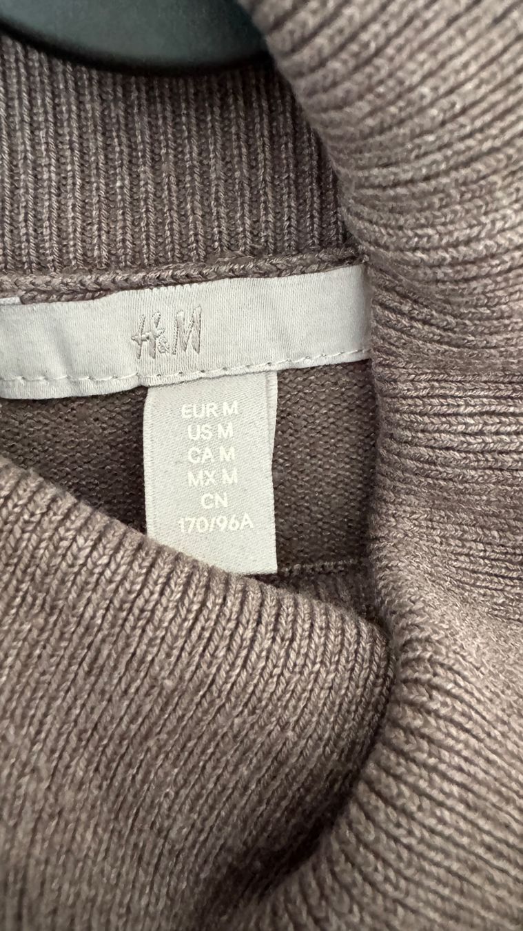 H&M Pullover & Sweatshirts: Pullover H&M Rollkragen braun-grau Grösse M – Gebraucht aus Luzern von Ecila007 2