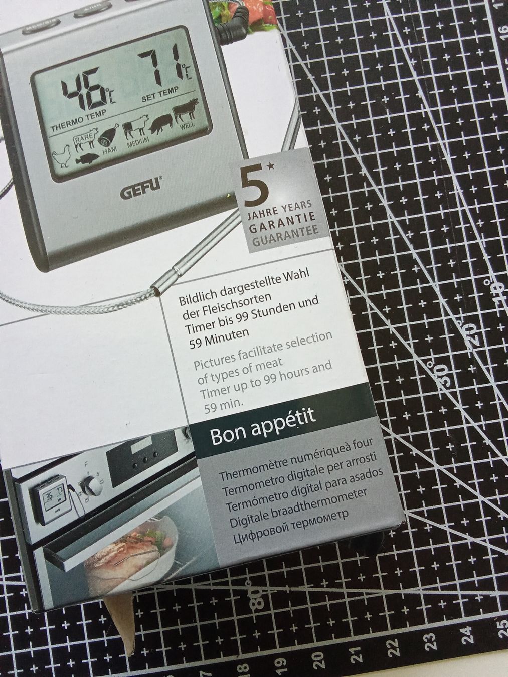 Elettrodomestici da cucina: GEFU digitales Bratenthermometer neu – Nuovo e nell'imballaggio originale da Oberengstringen venduto da Pepper6 1