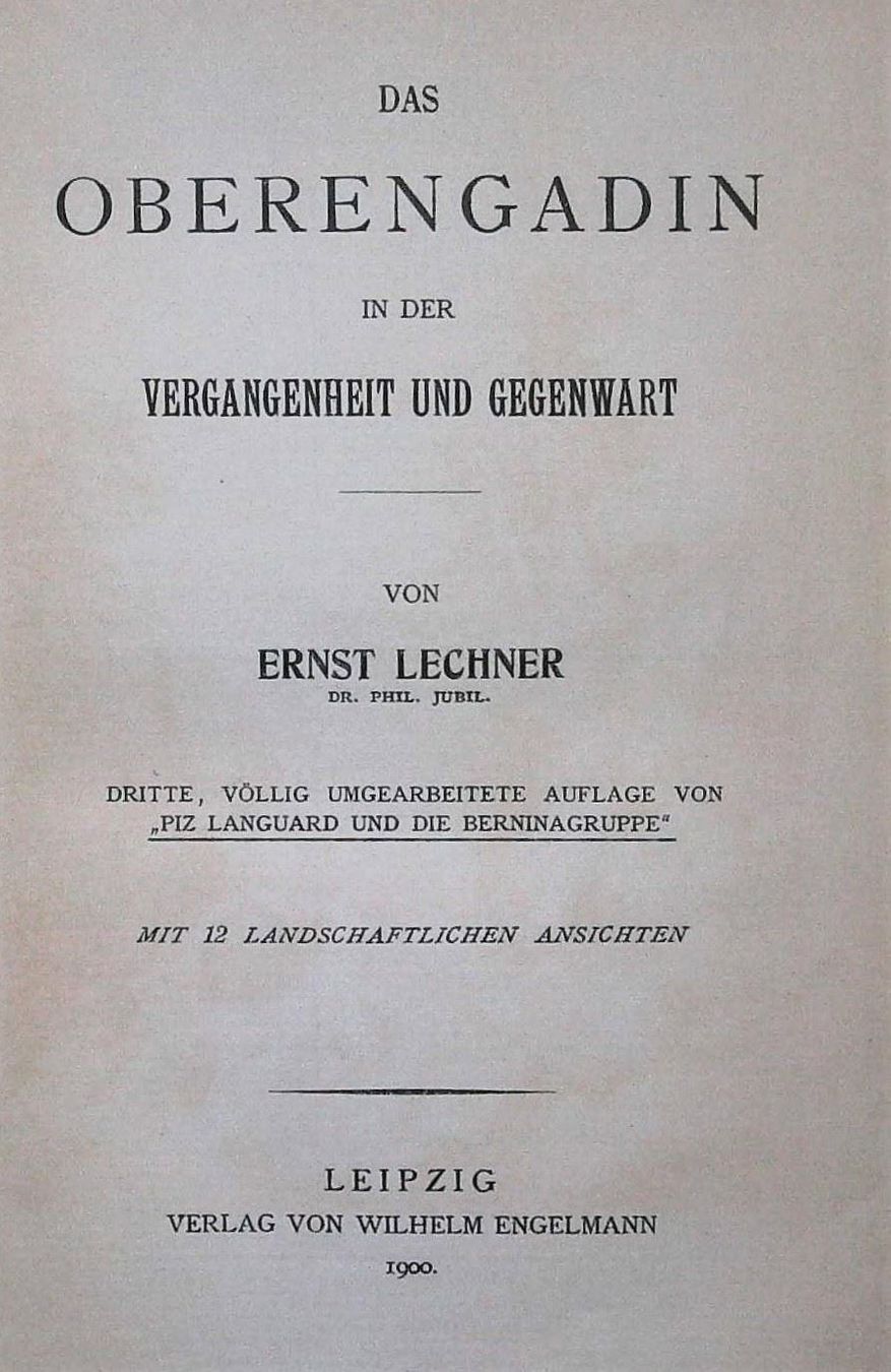 Libri: Oberengadin Lechner mit 12 Ansichten – Usato da Rafz venduto da booksell