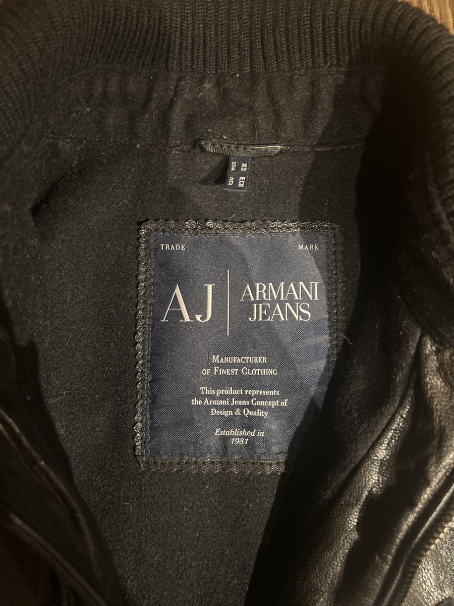 Vestes: Armani Jeans Lederjacke – D'occasion à Orpund par sil_9ldr 3
